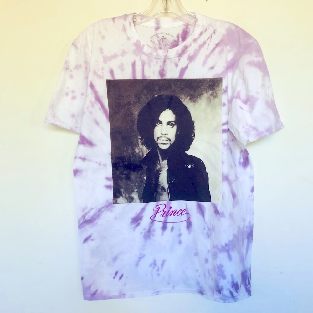 Prince Purple Rain Tie Dye T Shirt - Picture 1 of 4